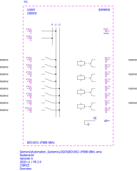 SIEMENS LOGO! 230RCE Logic Module Display PS/I/O: 115V/230V/Relay 8 DI/4 DQ 6ED1052-1FB08-0BA1