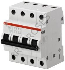 ABB SH203-C10NA 3P+N 10A C Eğrisi 6kA Otomatik Sigorta (Nötr Kesmeli MCB)