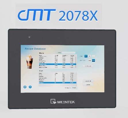 Weintek cMT2078X  7'' TFT 16.7M Renk 2 Ethernet Port cMT X Serisi Dokunmatik Operatör Paneli