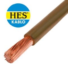HES 0,75mm NYAF Kahverengi Kablo H05V-K  100 Metre