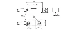 Pepperl+Fuchs NBN4-F29-E2 Blok Tip 4mm Endüktif Sensör (PNP-NO)