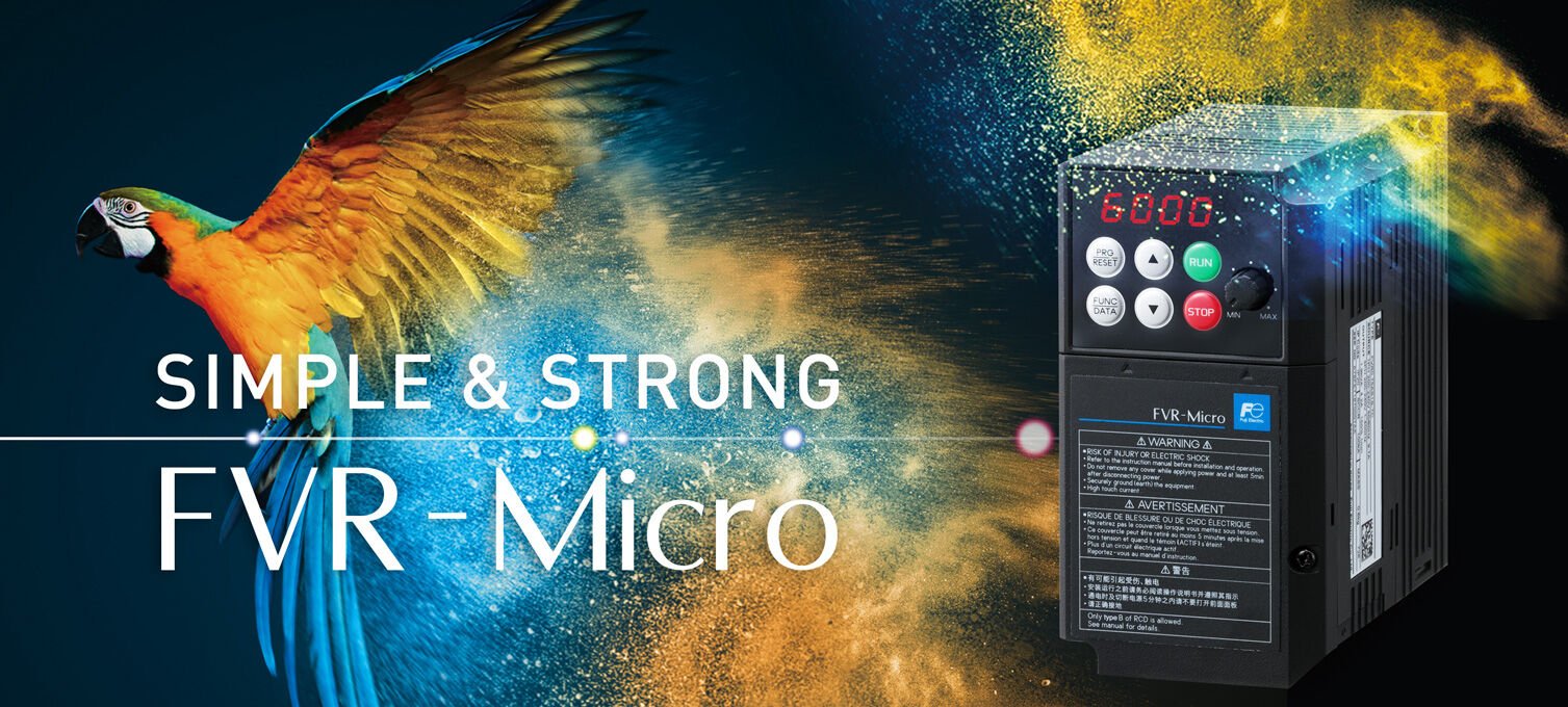 Fuji FVR Micro 1,5 kW AS1 Serisi 1 Faz / 220 Volt AC Drive / Sürücü FVR1.5AS1S-7E