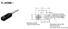 OMRON TL-W3MB1 2M | 3mm Yassı Endüktif Proximity Sensör