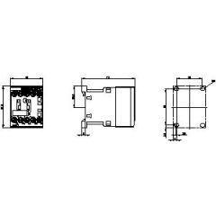 SIEMENS 5,5KW 12A 1NO 230VAC Kontaktör 3 Kutup S00 AC 1NO