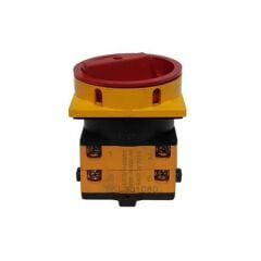 OPAŞ YKL301080 | 3 Faz 3x80A 0-1 Kilitli Sarı-Kırmızı Paket / Pako Şalter