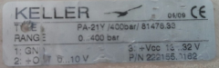 Keller 0-400 Bar  0-5 Volt Basınç Transmitter PA-21Y 8147833