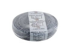 2x1,5 TTR Öznur Siyah Kablo H05VV-F (NYMHY) 100 Metre