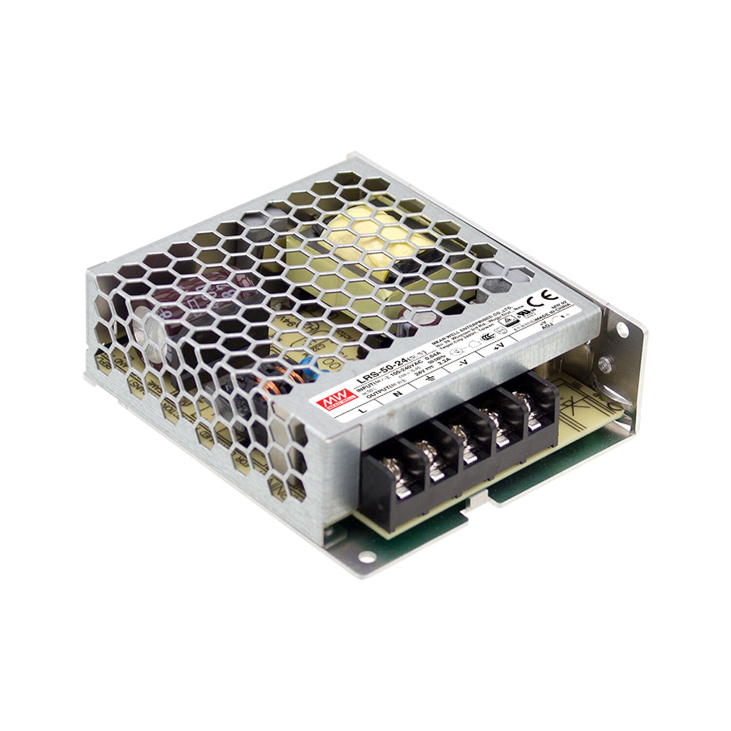 Mean Well LRS-75-24 220 Volt AC → 24 Volt 3.2A 75W Güç Kaynağı