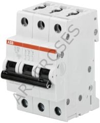 ABB S 203-C 16 Otomatik Sigorta 3-Kutup 16A 6kA 2CDS253001R0164