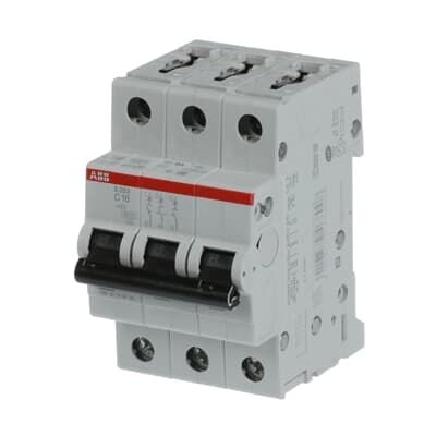 ABB S 203-C 16 Otomatik Sigorta 3-Kutup 16A 6kA 2CDS253001R0164