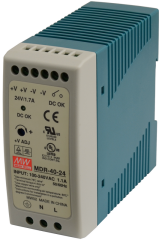 Mean Well MDR-40-24 | 24V 1.7A DIN Ray 40W Güç Kaynağı