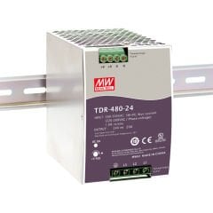 Mean Well TDR-480-24 | 24V 20A 480W Üç Faz DIN Ray Güç Kaynağı