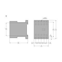 Schneider Electric LC1K0910M7 Mini Kontaktör 4kW 9A 220V AC