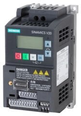 Siemens SINAMICS V20 – 6SL3210‑5BB17‑5UV1 | 0.75 kW, Tek Faz 230 V → 3 Faz 230 V İnverter