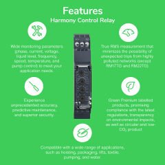 Schneider Electric RM17TG00 | 3‑Faz Kontrol Rölesi 5 A - Faz Sırası ve Faz Kaybı Kontrol Rölesi