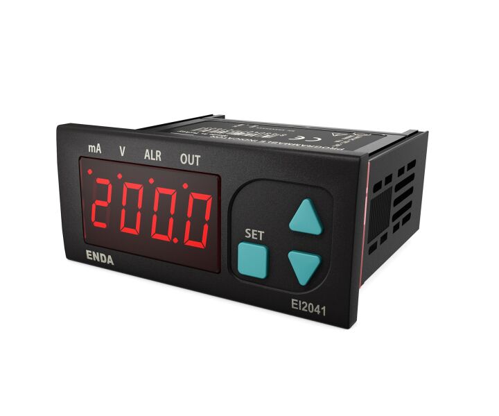 ENDA EI2041‑SM | 24 V DC Proses Göstergesi – 4 Hane Dijital LCD