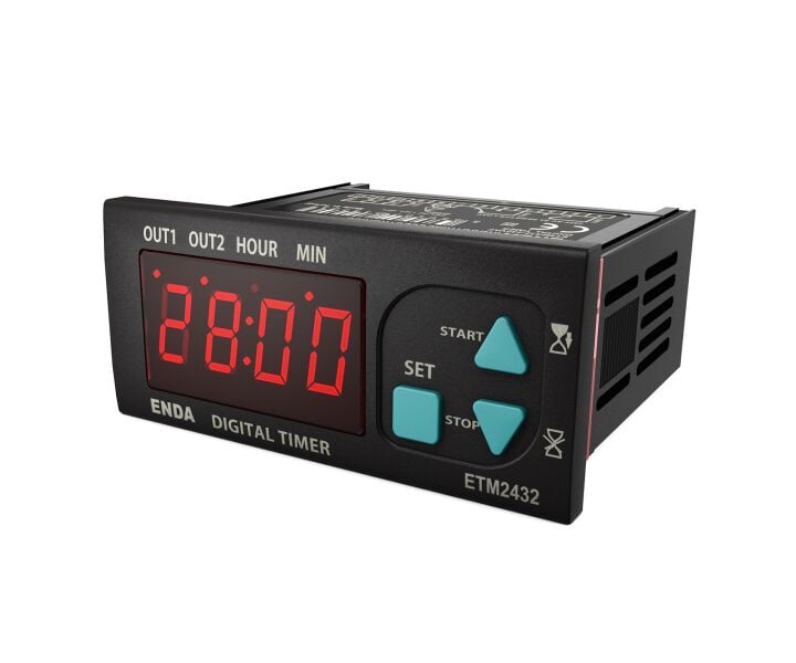 ENDA ETM2432‑LV Dijital Zaman Rölesi | 10–30 V DC / 8–24 V AC