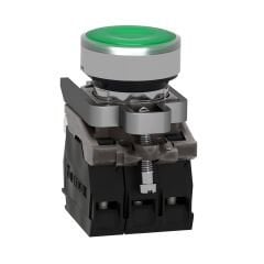Schneider XB4BW33B5 | 22 mm Yeşil LED Işıklı Buton – IP66/67/69K