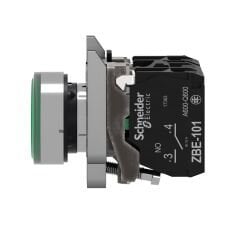 Schneider XB4BW33B5 | 22 mm Yeşil LED Işıklı Buton – IP66/67/69K