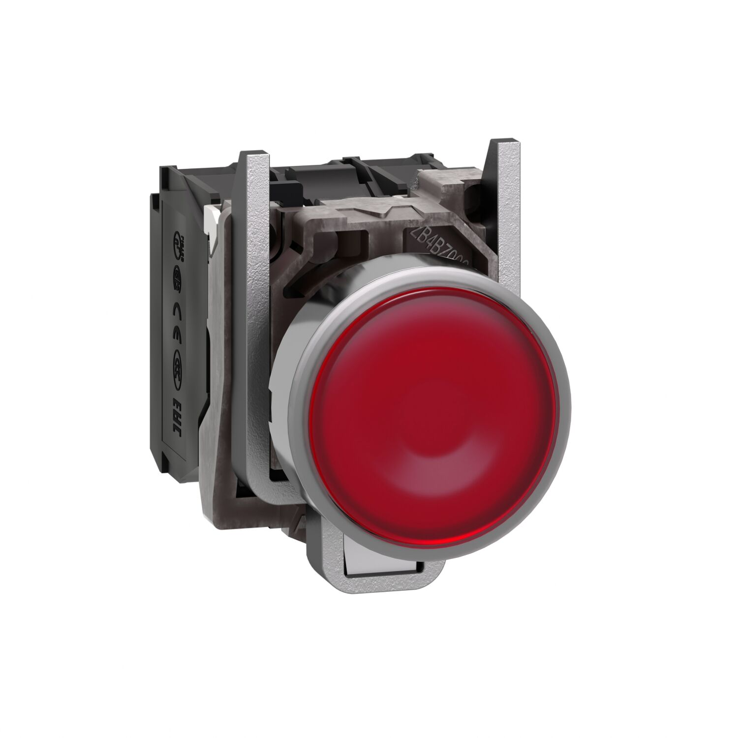 Schneider XB4BW34B5 | 22 mm Kırmızı LED Işıklı Buton – IP66/67/69K
