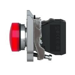 Schneider XB4BVB4 | 22 mm Kırmızı LED Pilot Lambası – 24 V AC/DC