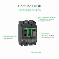 Schneider Electric C63N32D630 ComPacT Şalter NSX630N 630A 50kA 3P3D LV432893