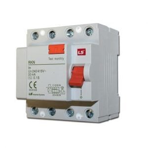 LS RKN | 1P+N • 25A • 30mA • AC Tipi Kaçak Akım Koruma Şalteri 06240001