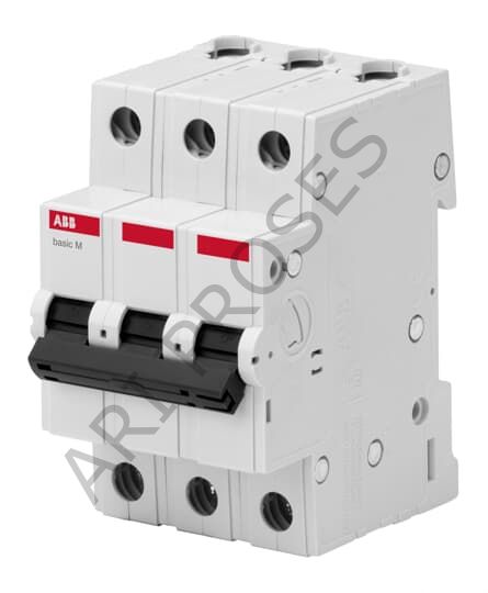 ABB 3 Kutup 50 Amper Otomatik Sigorta C Tipi 6kA 2CDS653061R0504 BMS613C50