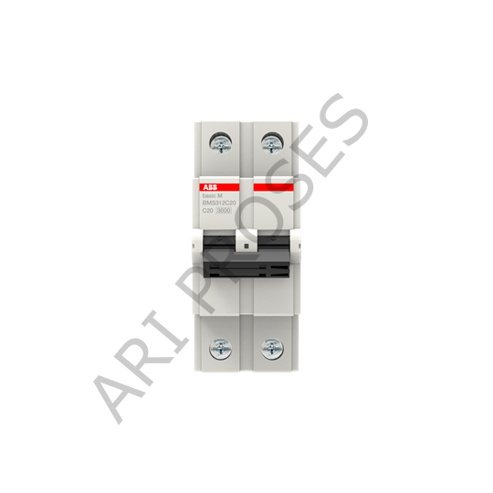 ABB 2 Kutup 20 Amper Otomatik Sigorta 3kA C Tipi 2CDS632031R0204 BMS312C20
