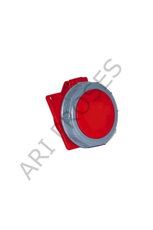 Mete Enerji 5x32A CEE Norm 406523V Eğik Makine Prizi IP67