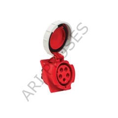 Mete Enerji 5x32A CEE Norm 406523V Eğik Makine Prizi IP67