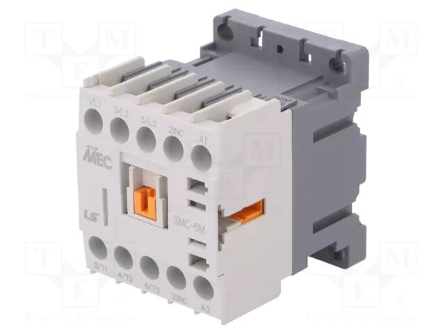 LS Electric GMC-6M  220VAC 6A 3kW Mini Kontaktör (1NC / 1B-1NK) 12690030