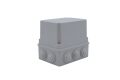 Çetinkaya ÇP 1361 150x110x70 mm Tıpalı Opak Kapaklı Sıva Üstü Buat (ABS)