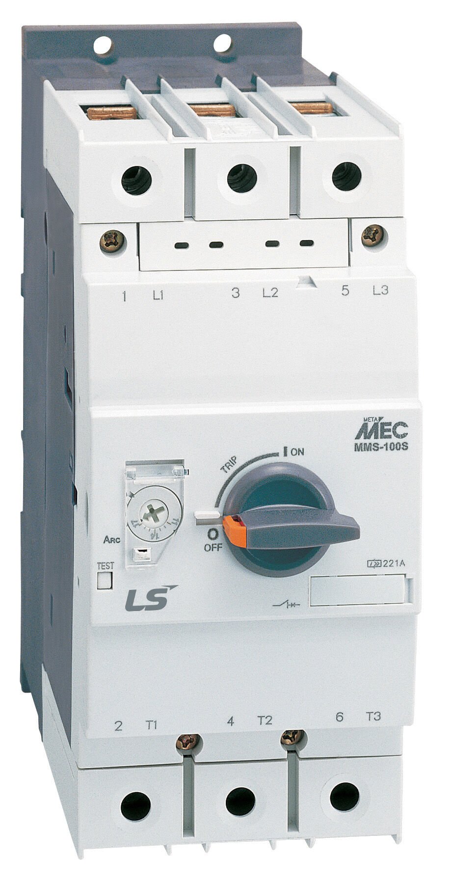 LS Electric MMS-100S 37kW 75A Motor Koruma Şalteri 55–75A Ayarlı (07070008)