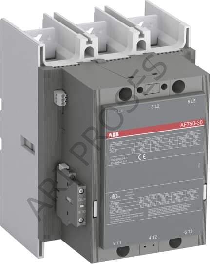 ABB AF750-30-11 Kontaktör 750A 400kW 100-250V AC/DC 1SFL637001R7011