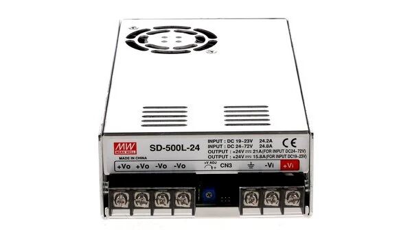 Mean Well SD-500L-24 500W DC-DC Converter | 24V 21A | ARI PROSES