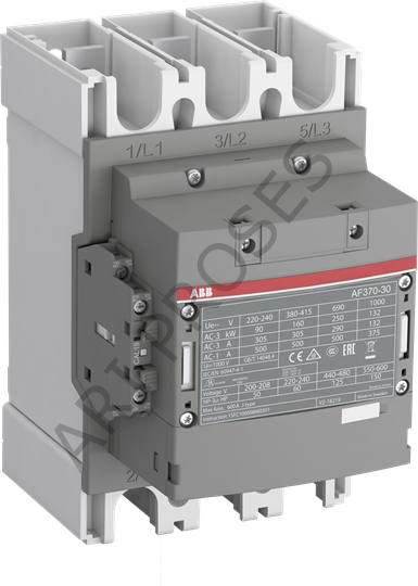 ABB AF370-30-11-11 370A 200kW Kontaktör 24–60VAC/20–60VDC | 1SFL607002R1111
