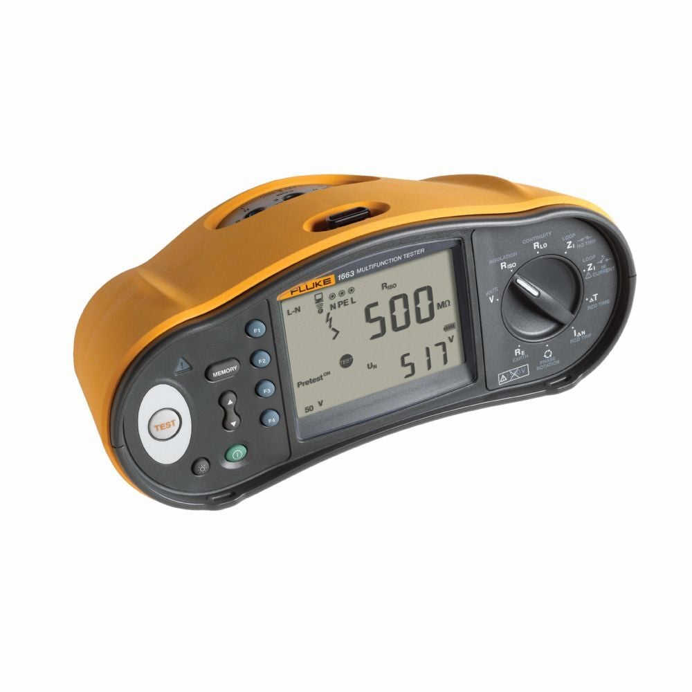 Fluke 1663 Çok Fonksiyonlu Tesisat Test Cihazı