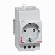 Legrand 004285 DIN Ray Tipi Topraklı Pano Prizi 16A