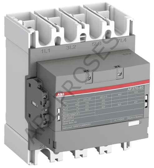 ABB AF370-40-11-13 | 1SFL607102R1311 370A 4 Kutuplu (4NO) AF Serisi Geniş Gerilim Bobinli Kontaktör