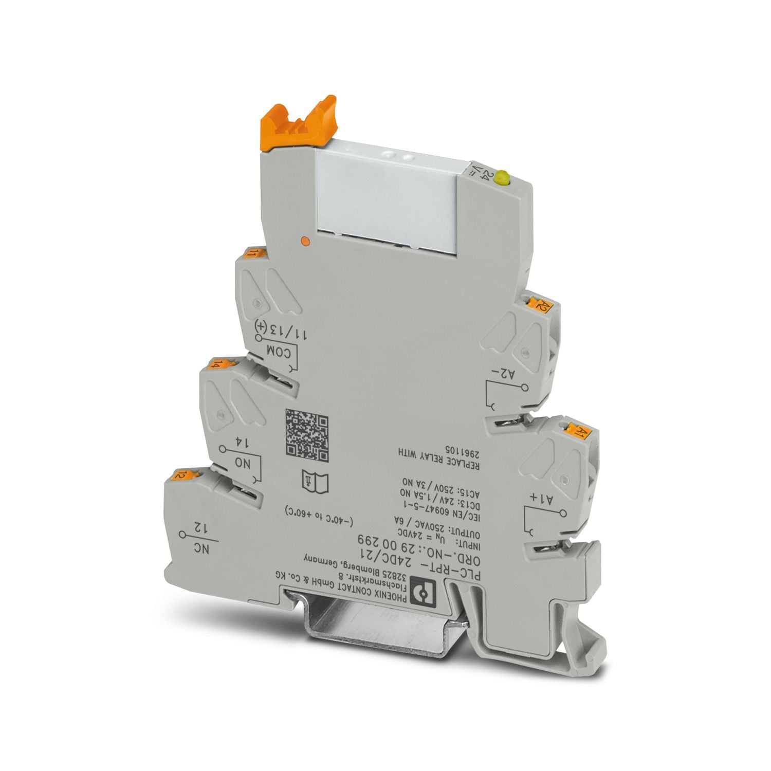 PHOENIX CONTACT 2900299 | PLC-RPT-24DC/21 Push-in Slim Röle