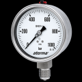 ATERMA A300G.100 0-1000 BAR G1/2B Alttan Paslanmaz Gliserinli Manometre - 24311024