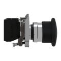 Schneider Electric XB4BC21 Harmony XB4 Metal Mantar Buton 22mm 1NO Siyah