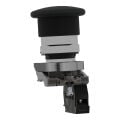 Schneider Electric XB4BC21 Harmony XB4 Metal Mantar Buton 22mm 1NO Siyah