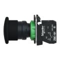 Schneider Electric XB5AC21 Harmony XB5 Plastik Mantar Buton 22mm 1NO Siyah