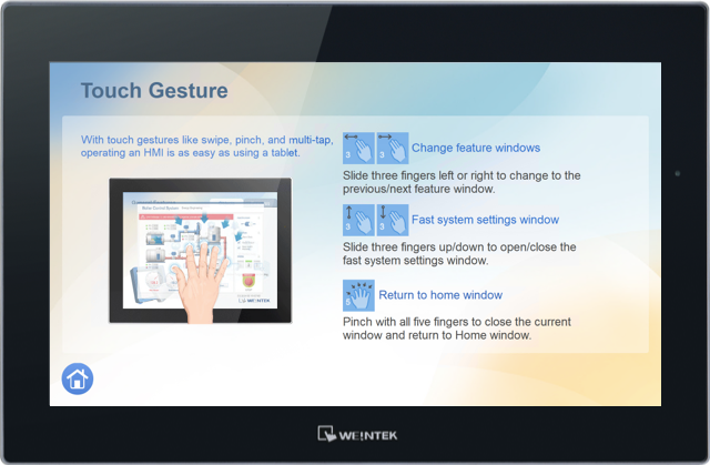 Weintek cMT3162X Smart HMI Panel 15.6'' Full HD Kapasitif Multi-Touch