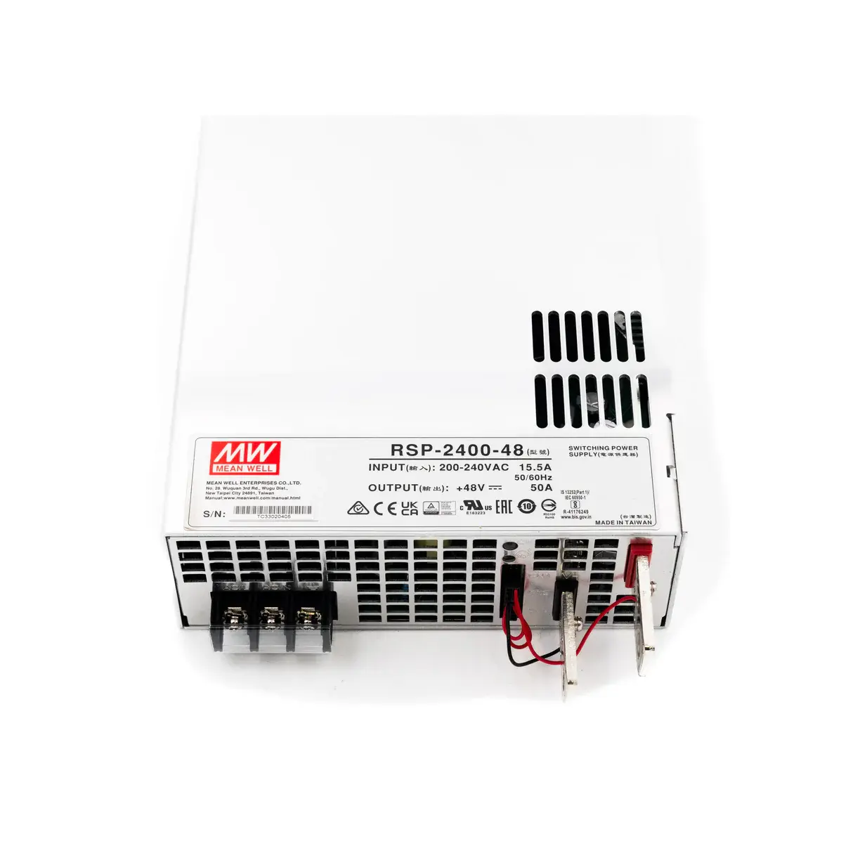 Mean Well RSP-2400-48 | 2400W 48V Kapalı Kasa Güç Kaynağı