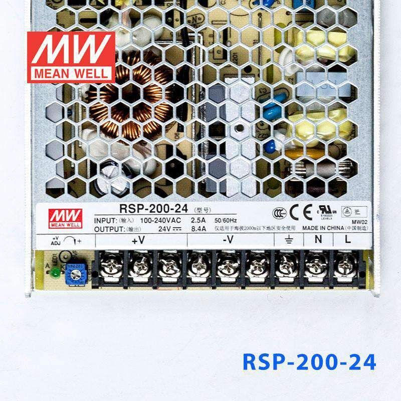 Mean Well RSP-200-24 Endüstriyel Güç Kaynağı 24V 8.4A 200W