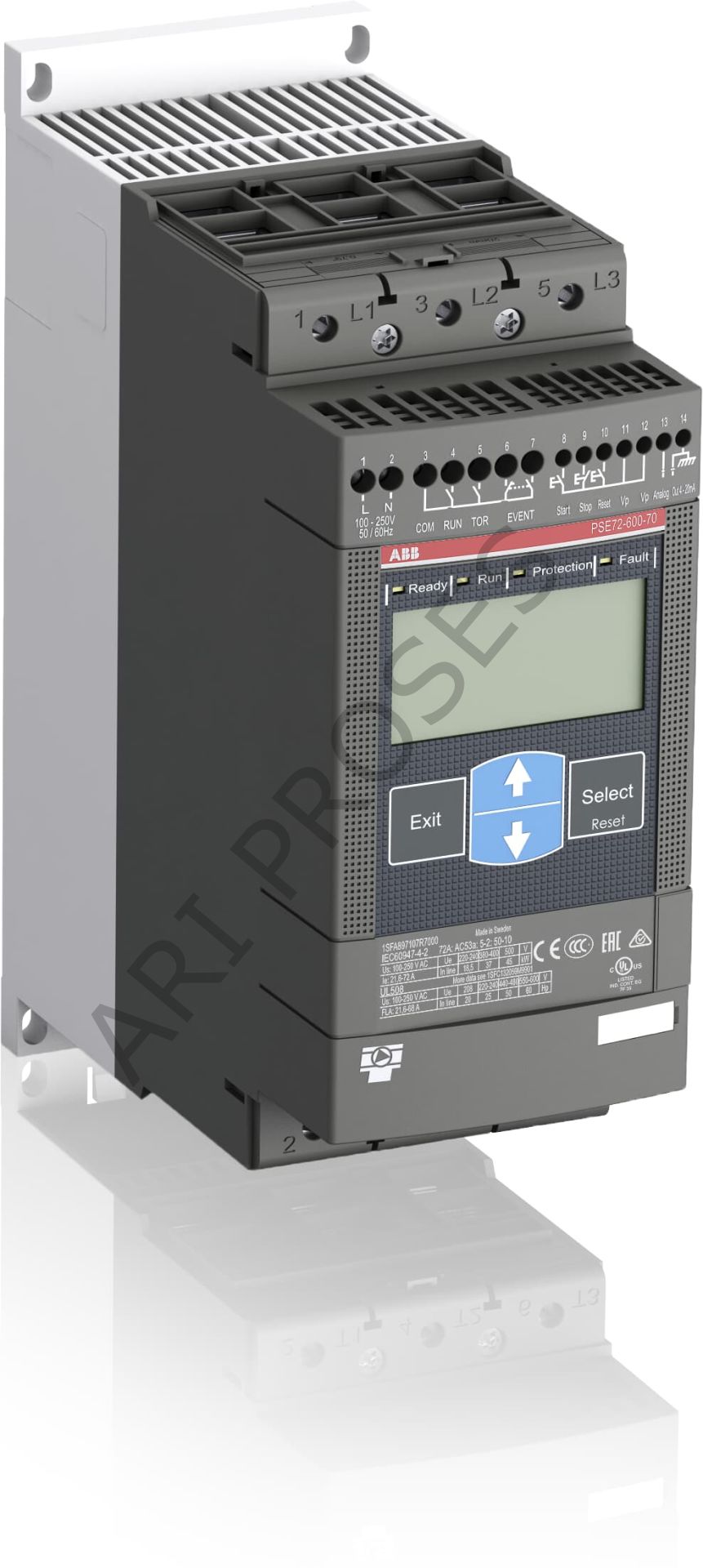 ABB PSE72-600-70 Softstarter  1SFA897107R7000 Yumuşak Yolverici 37kW