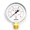Pakkens Ø63mm 0-10 Bar (145 psi) Alttan Bağlantılı Plastik Gövde Kuru Manometre G1/4''B